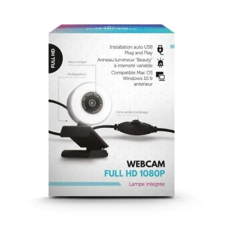 Webcam HD 1080P avec Micro Intégré - Idéale pour vos Visios
