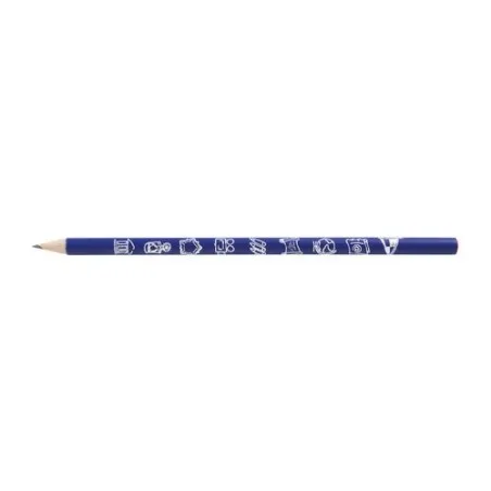 Crayon Écologique Publicitaire 17,6 cm - Éco ROND Matières : plastique Couleurs : bleu marquage laser ultra précis