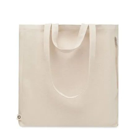 Sac shopping écologique en coton recyclé - GAVE Matières : PVC Couleurs : bleu cadeau entreprise pas cher
