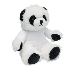 Peluche Panda écologique personnalisée - PENNY Couleurs : noir