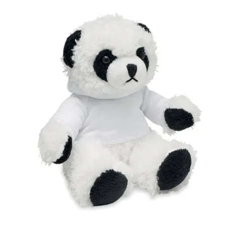 Peluche Panda écologique personnalisée - PENNY Couleurs : noir