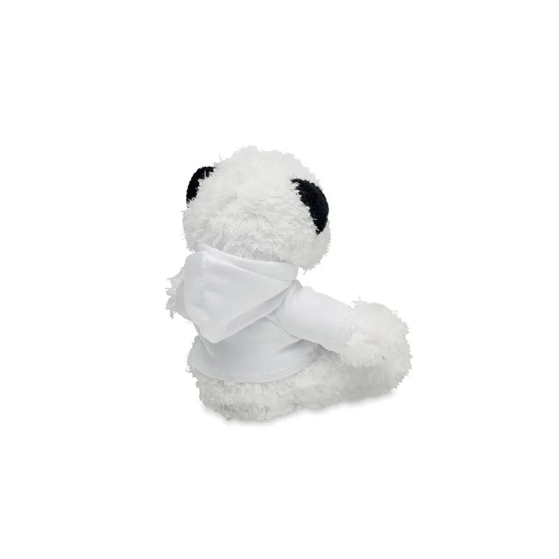Peluche Panda écologique personnalisée - PENNY Couleurs : noir cadeau entreprise pas cher