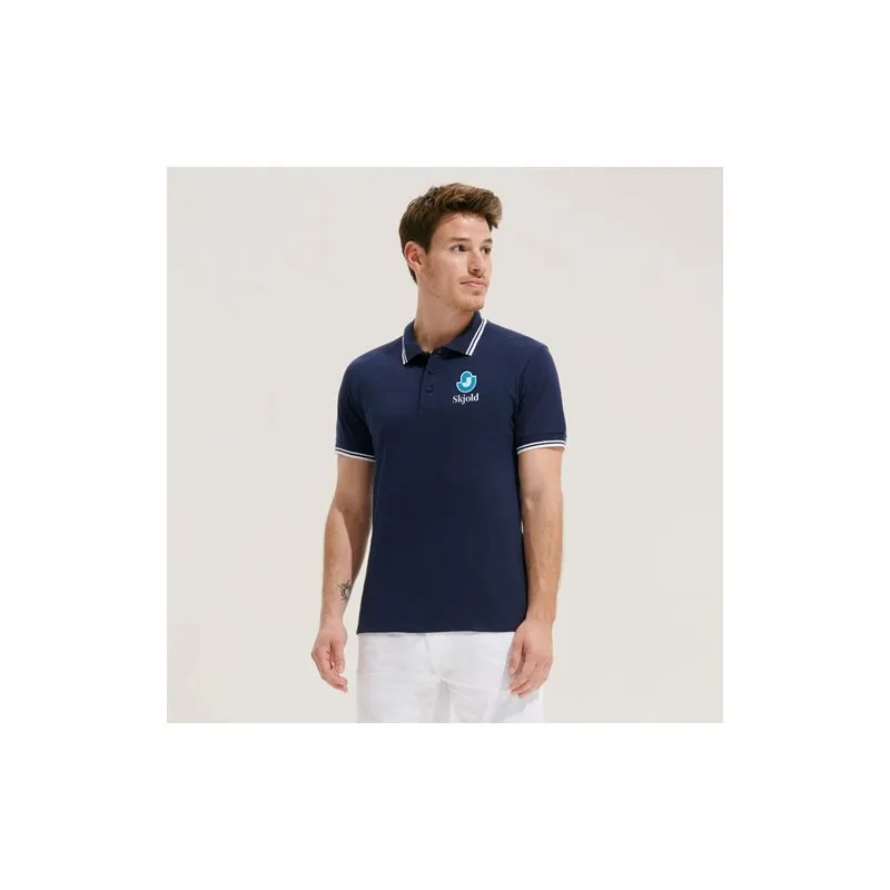 Polo Confortable Personnalisé 200 - Pasadena Men Couleurs : vert fluo livraison express 24h 48h