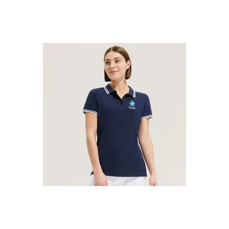 Polo Femme Personnalisé 200g 100% Coton - Pasadena personnalisation rapide en France