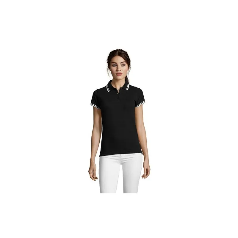 Polo Femme Personnalisé 200g 100% Coton - Pasadena personnalisation rapide en France