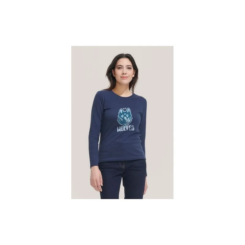 T-shirt Femme Personnalisé Élégant et Confortable - IMPERIAL LSL Matières : verre Couleurs : transparent cadeau entreprise pas c