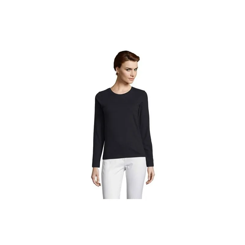 T-shirt Femme Personnalisé Élégant et Confortable - IMPERIAL LSL Matières : acier inoxydable Couleurs : argenté livraison expres