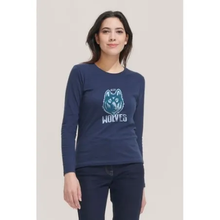T-shirt Femme Personnalisé Élégant et Confortable - IMPERIAL LSL Matières : verre Couleurs : transparent personnalisation rapide