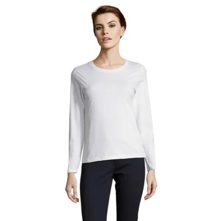 T-shirt Femme Personnalisé Élégant et Confortable - IMPERIAL LSL Matières : verre Couleurs : transparent impression logo haute q