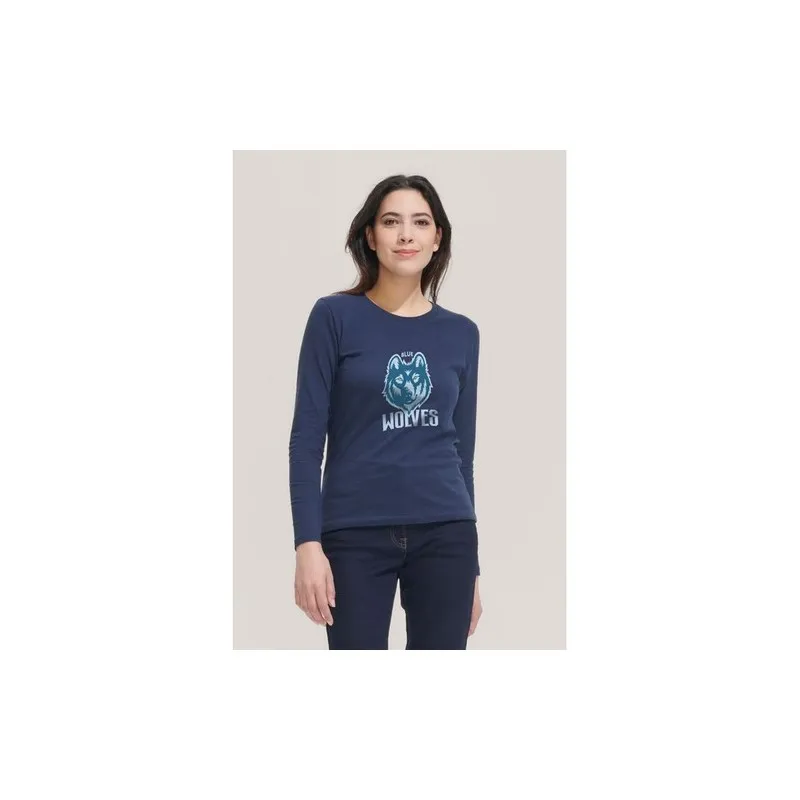 T-shirt Femme Personnalisé Élégant et Confortable - IMPERIAL LSL Matières : verre Couleurs : transparent cadeau client original