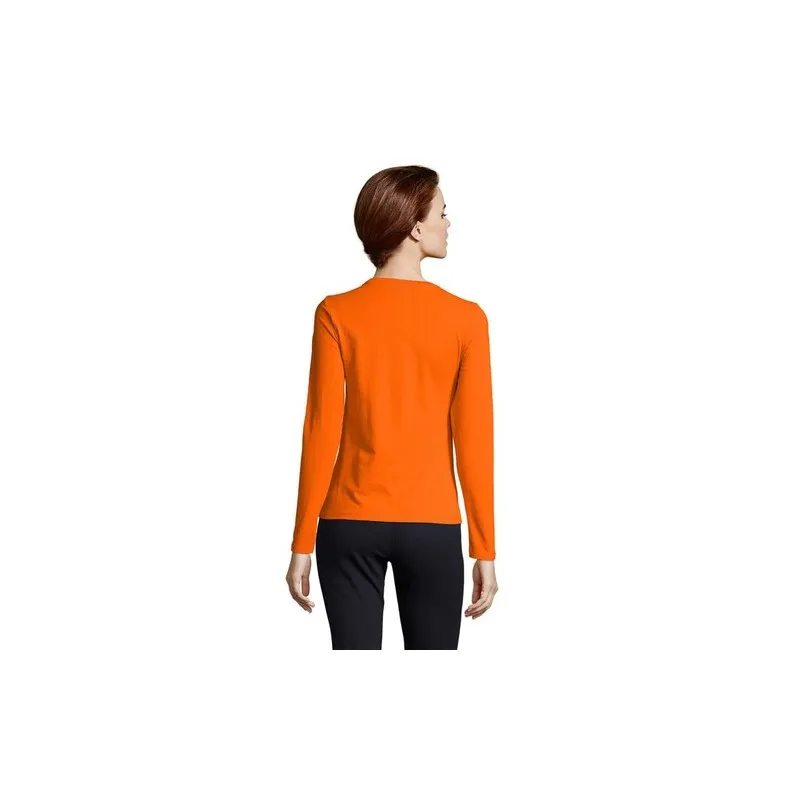 T-shirt Femme Personnalisé Élégant et Confortable - IMPERIAL LSL Matières : bois Couleurs : naturel livraison express 24h 48h