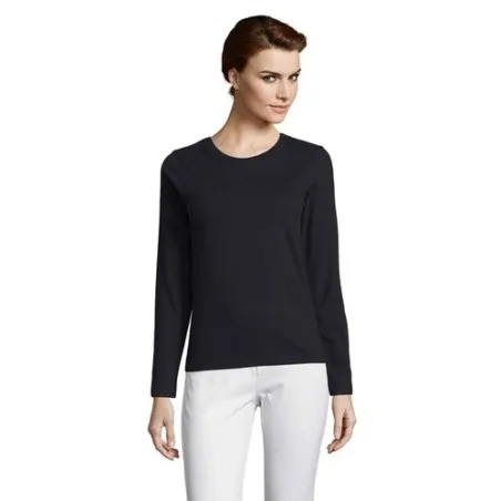 T-shirt Femme Personnalisé Élégant et Confortable - IMPERIAL LSL Matières : coton Couleurs : naturel goodies publicitaire durabl