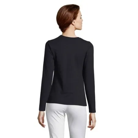T-shirt Femme Personnalisé Élégant et Confortable - IMPERIAL LSL Matières : coton Couleurs : naturel cadeau collaborateur premiu