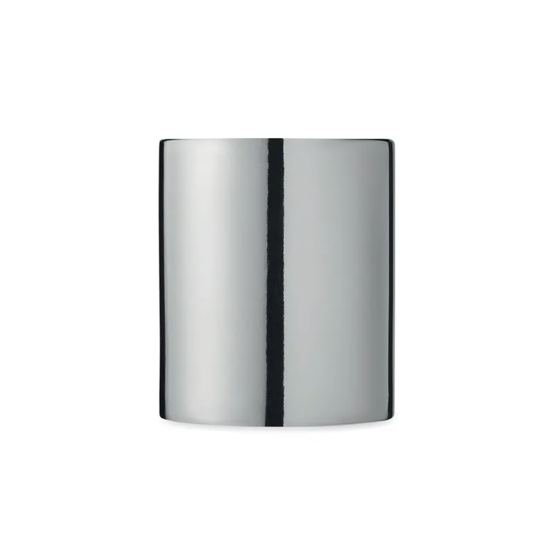 Tasse métalisée en céramique, cadeau d'entreprise HOLLY Matières : carton Couleurs : blanc livraison express 24h 48h