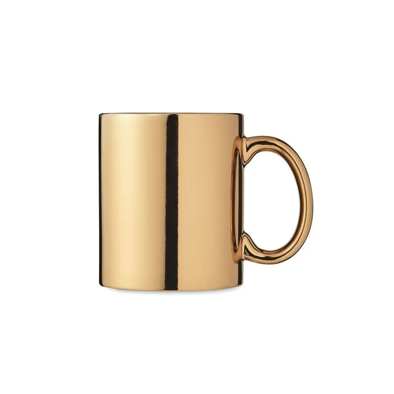 Tasse métalisée en céramique, cadeau d'entreprise HOLLY goodies publicitaire événementiel