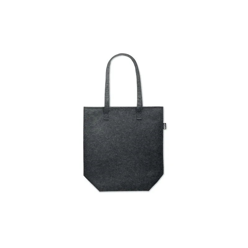 Sac Shopping Écologique en Feutre RPET Personnalisé NATA Couleurs : bleu foncé accessoire événementiel unique
