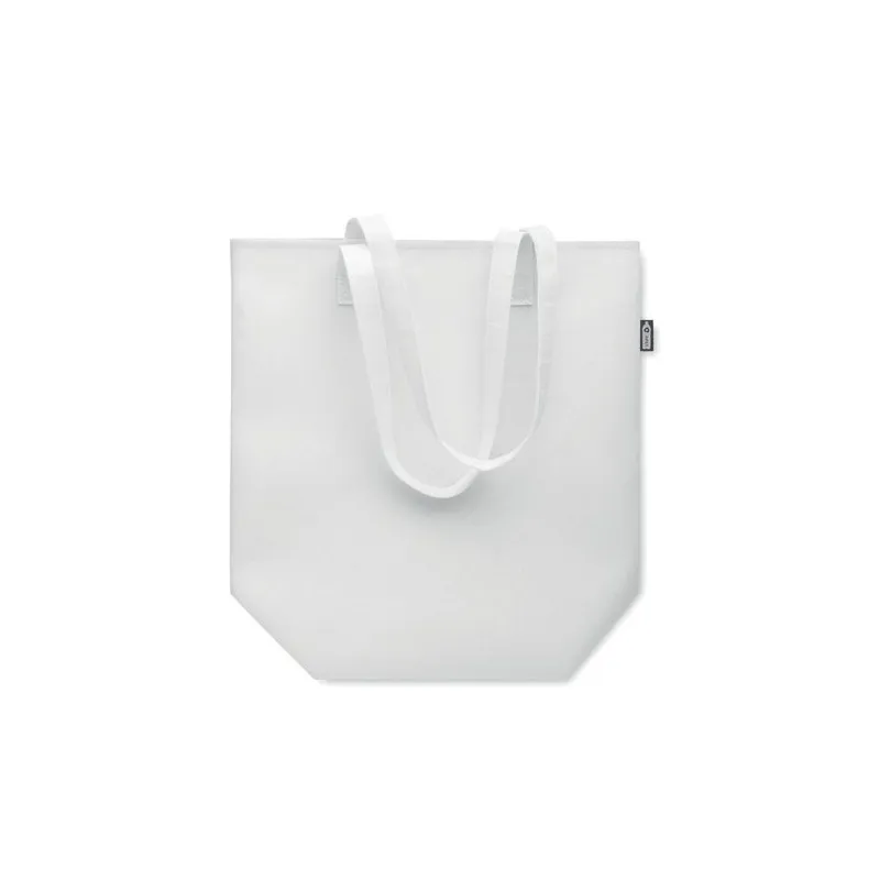 Sac Shopping Écologique en Feutre RPET Personnalisé NATA Couleurs : turquoise marquage laser ultra précis