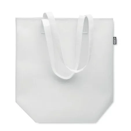 Sac Shopping Écologique en Feutre RPET Personnalisé NATA Couleurs : turquoise marquage laser ultra précis
