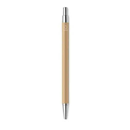 Stylo bille écologique en aluminium recyclé personnalisé DANA Matières : carton Couleurs : blanc cadeau entreprise pas cher