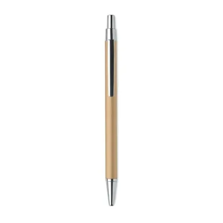 Stylo bille écologique en aluminium recyclé personnalisé DANA Matières : carton Couleurs : blanc livraison express 24h 48h