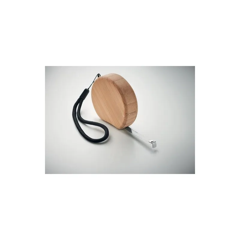 Mètre à Ruban Écologique en Bambou 2m Personnalisé SOKUTAI marquage laser ultra précis