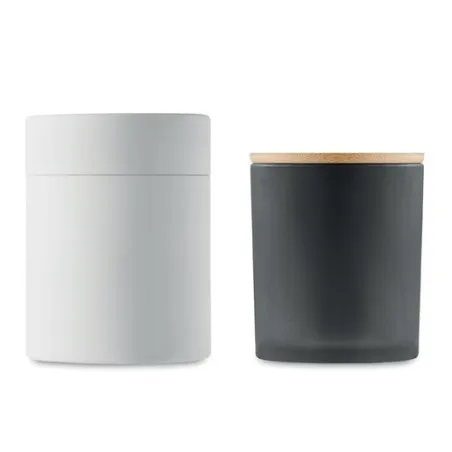 Bougie Écologique en Cire Végétale 280 gr Personnalisée KEOPS impression logo haute qualité