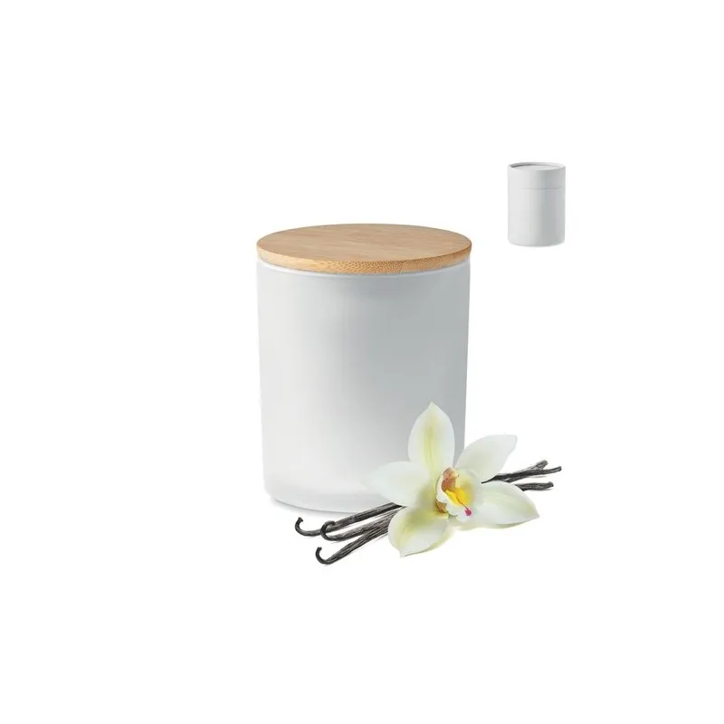 Bougie Écologique en Cire Végétale 280 gr Personnalisée KEOPS cadeau entreprise pas cher