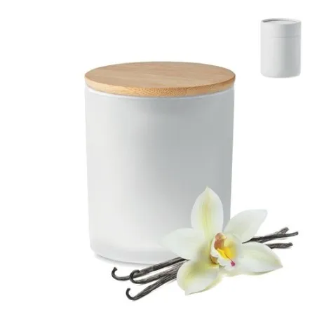 Bougie Écologique en Cire Végétale 280 gr Personnalisée KEOPS cadeau entreprise pas cher