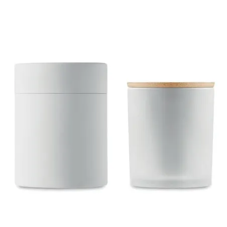 Bougie Écologique en Cire Végétale 280 gr Personnalisée KEOPS objet publicitaire robuste