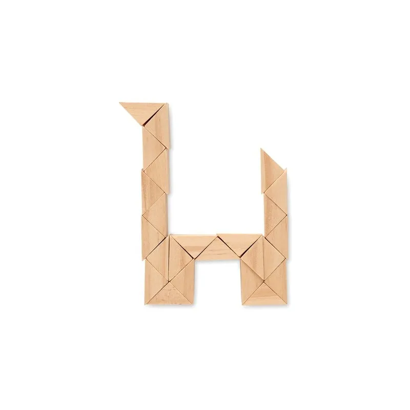 Casse-tête en bois personnalisé pas cher - Jeu de patience STUKIE Matières : bambou impression haute définition