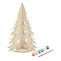 Sapin de Noël en bois écologique personnalisé - TREE AND PAINT Matières : polypropylène (PP)