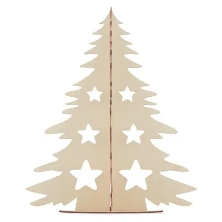 Sapin de Noël en bois écologique personnalisé - TREE AND PAINT Matières : polypropylène (PP) personnalisable avec votre logo