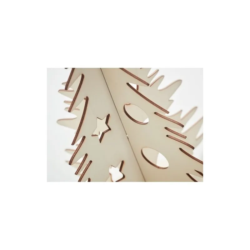 Sapin de Noël en bois écologique personnalisé - TREE AND PAINT Matières : polypropylène (PP) goodies publicitaire événementiel