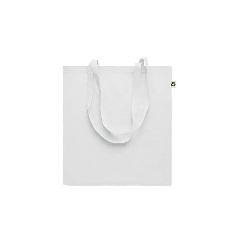 Sac Shopping Écologique en Coton Recyclé ZOCO COLOUR Matières : polyester Couleurs : noir marquage laser ultra précis