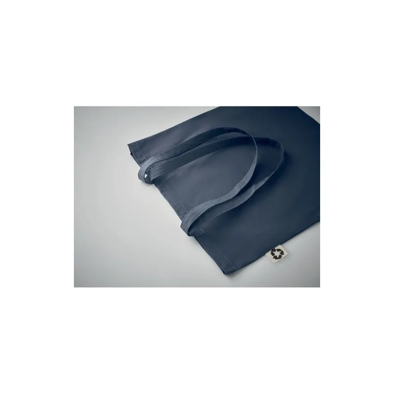 Sac Shopping Écologique en Coton Recyclé ZOCO COLOUR Matières : polyester Couleurs : bleu marine marquage couleur éclatante