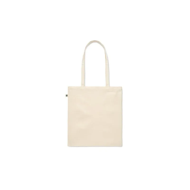 Sac Shopping Écologique en Coton Biologique Personnalisé NUORO Matières : métal Couleurs : bleu personnalisable avec votre logo