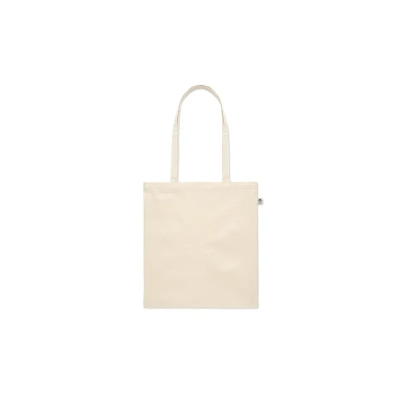 Sac Shopping Écologique en Coton Biologique Personnalisé NUORO Matières : métal Couleurs : bleu cadeau entreprise pas cher