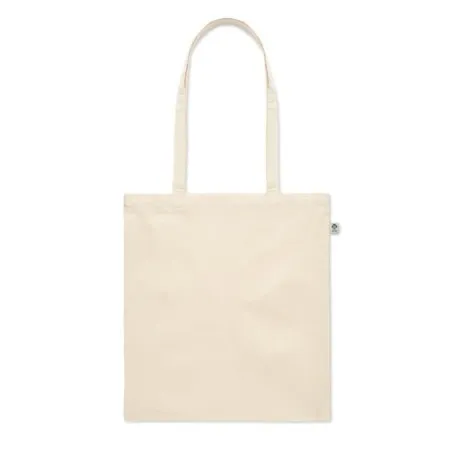Sac Shopping Écologique en Coton Biologique Personnalisé NUORO Matières : métal Couleurs : bleu cadeau entreprise pas cher
