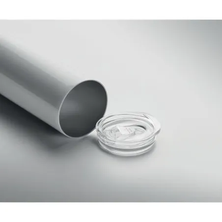 Gobelet Double Paroi Personnalisé Écologique SFEER - Cadeau d'entreprise Matières : plastique Couleurs : jaune goodies publicita