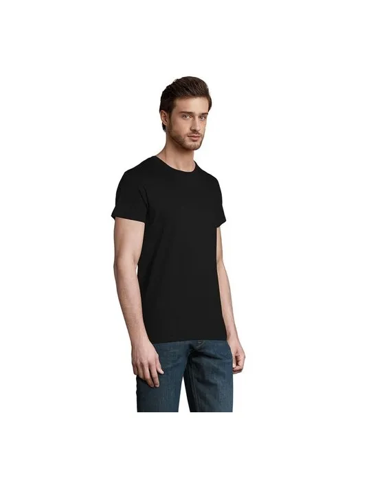 T-shirt Écologique Homme Confortable et Personnalisé - CRUSADER Matières : coton Taille textile : L Couleurs : bleu denim person