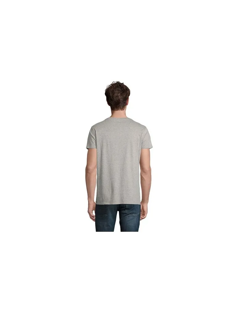 T-shirt Écologique Homme Confortable et Personnalisé - CRUSADER Matières : coton Taille textile : S Couleurs : blanc chiné objet