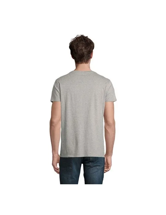 T-shirt Écologique Homme Confortable et Personnalisé - CRUSADER Matières : coton Taille textile : L Couleurs : blanc chiné impre