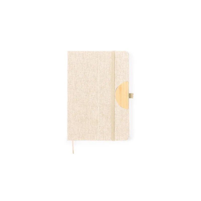 Bloc-notes personnalisé écologique - Support Jibs pas cher Matières : coton Taille textile : XL Couleurs : anthracite chiné pers