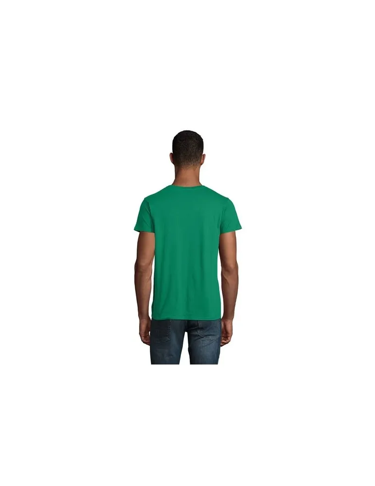 T-shirt Écologique Homme Confortable et Personnalisé - CRUSADER Matières : coton Taille textile : L Couleurs : bleu denim chiné 