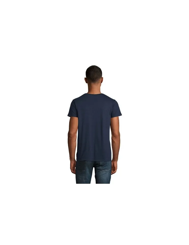 T-shirt Écologique Homme Confortable et Personnalisé - CRUSADER Matières : coton Taille textile : 3XL Couleurs : bleu denim chin