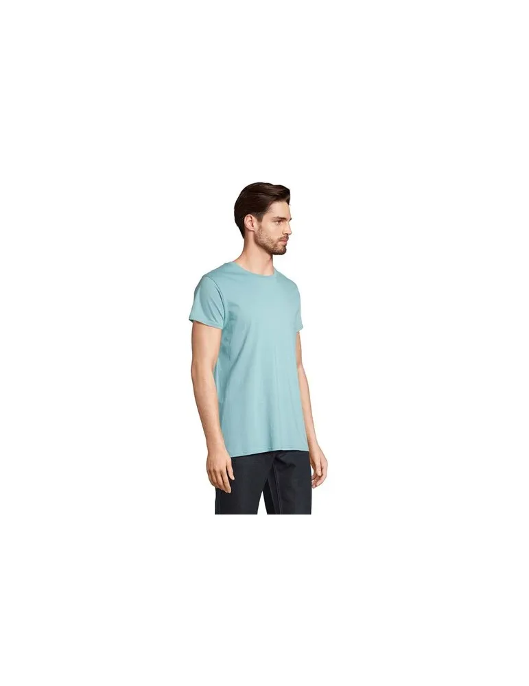 T-shirt Écologique Homme Confortable et Personnalisé - CRUSADER Matières : coton Taille textile : 5XL Couleurs : gris chiné impr