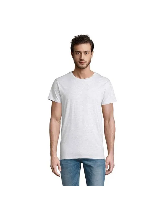 T-shirt Écologique Homme Confortable et Personnalisé - CRUSADER Matières : coton Taille textile : XL Couleurs : anthracite chiné