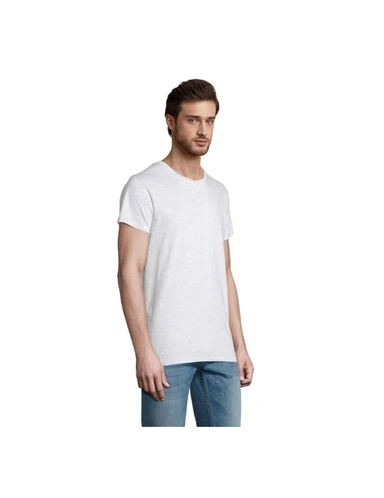 T-shirt Écologique Homme Confortable et Personnalisé - CRUSADER Matières : coton Taille textile : XL Couleurs : anthracite chiné