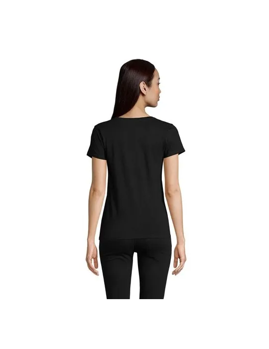 T-shirt Femme Écologique Personnalisé 175g en 100% Coton Bio - PIONEER WOMEN Matières : coton Taille textile : S Couleurs : gris