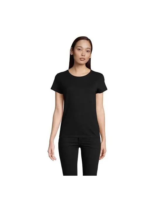 T-shirt Femme Écologique Personnalisé 175g en 100% Coton Bio - PIONEER WOMEN Matières : coton Taille textile : XS Couleurs : gri